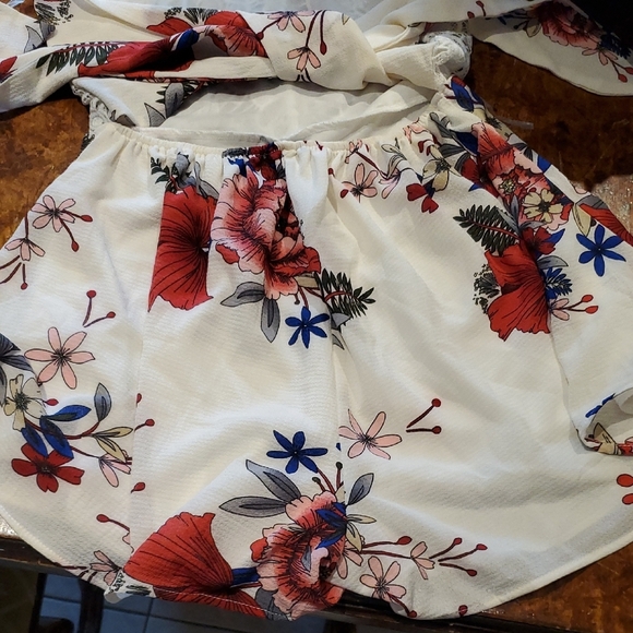 SHEIN White Floral Lace Jumpsuit - Picture 7 of 9